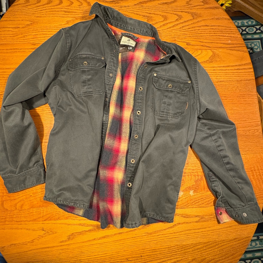 Men's Black and Red Jacket